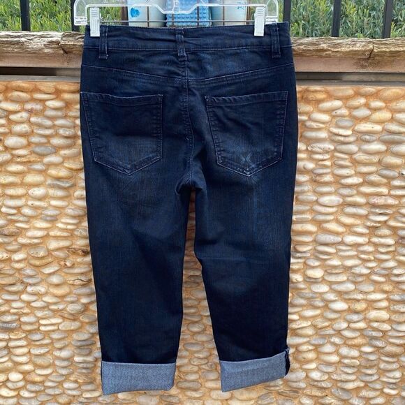 Liverpool Women's Michelle Capri Dark Blue Jeans. Size 2. EUC! - Picture 3 of 10